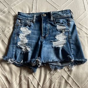denim shorts